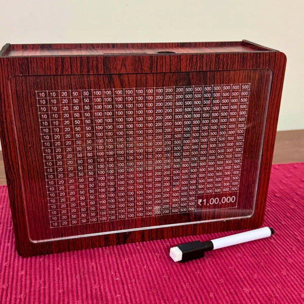 πΈ HANDCRAFTED WOODEN MONEY BANK β ECO-FRIENDLY SAVINGS BOX