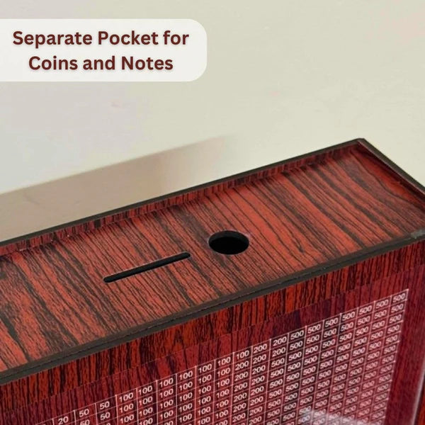πΈ HANDCRAFTED WOODEN MONEY BANK β ECO-FRIENDLY SAVINGS BOX