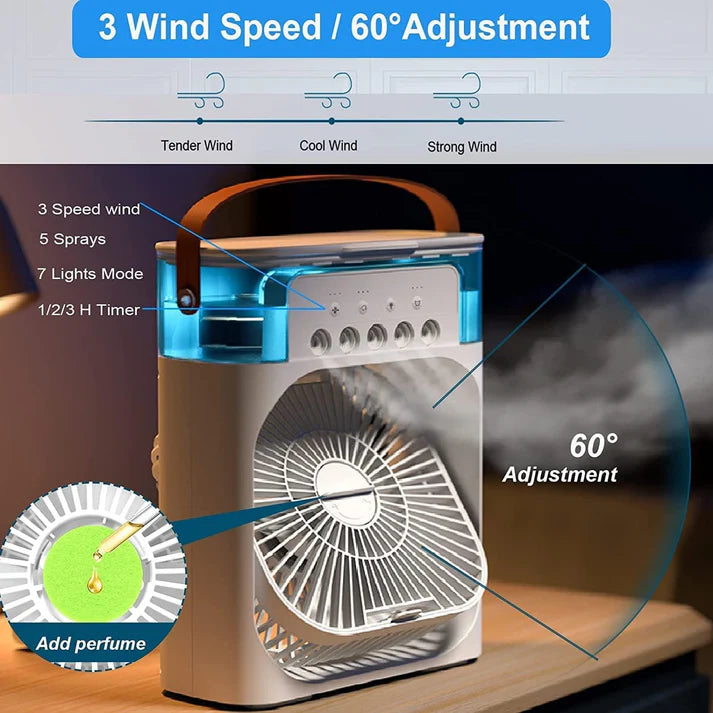 Portable Fan Cooling Mini Air Conditioner Water Air Cooler