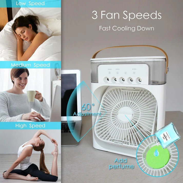 Portable Fan Cooling Mini Air Conditioner Water Air Cooler
